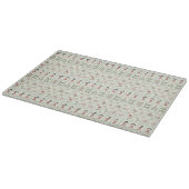 Mahjong Tiles Tempered Glass Snijplank (Hoek)