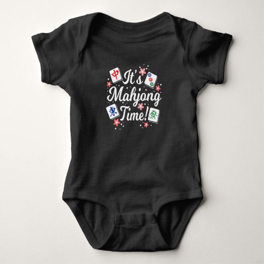 Mahjong Time for All Mahjong Queens & PLayers Romper (Voorkant)