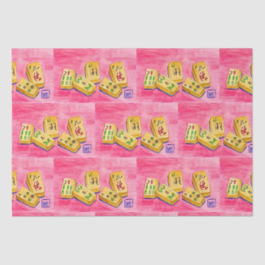 Mahjong Tissuepapier (Voorkant)