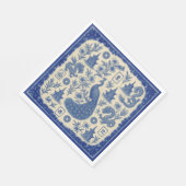 Mahjong Toile Napkins or Guest Towels Servet (Hoek)