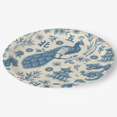 Mahjong Toile Paper Plates Papieren Bordje (Gekanteld)