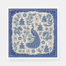 Mahjong Toile servetten of gastendoeken