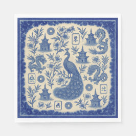 Mahjong Toile servetten of gastendoeken