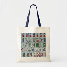 Mahjong ton tegels (nr. 6) tote bag