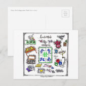 Mahjong Tool Briefkaart (Voorkant / Achterkant)