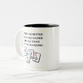 MAHJONG TWEEKLEURIGE KOFFIEMOK (Voorkant links)