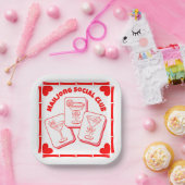 Mahjong Valentine's Party Cocktail Papieren Bordje (Feest)