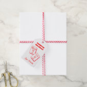 Mahjong Valentine's Party Invitation Cadeaulabel (Met Touw)