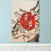 Mahjong Vogels Game Canvas Afdruk (Insitu (Houten vloer))