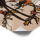 Mahjong Vogels Game Perfect Poster (Hoek)