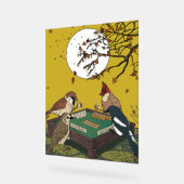 Mahjong vogels spel acryl bord (Hoek)