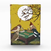 Mahjong vogels spel spelen fotoblokken (Voorkant)