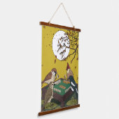 Mahjong vogels spel spelen hangend wandkleed (Gebogen)