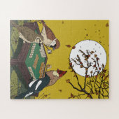 Mahjong vogels spel spelen legpuzzel (Horizontaal)