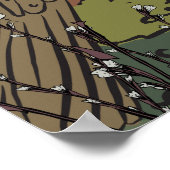 Mahjong vogels spel spelen  poster (Hoek)