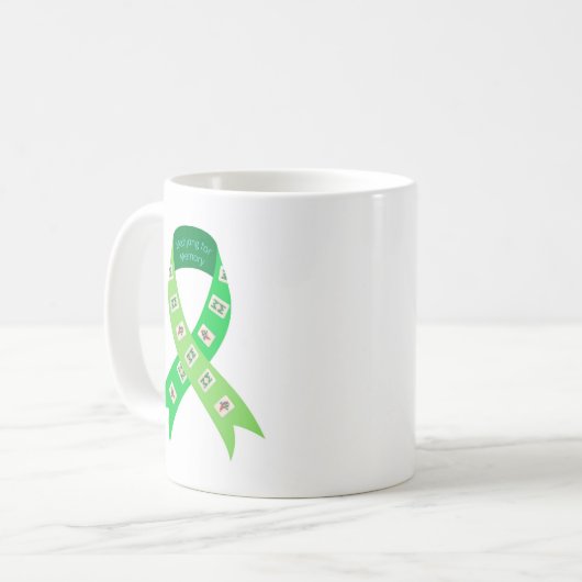 Mahjong voor Memory TBI Cup Koffiemok (Voorkant links)