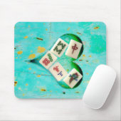 Mahjong vult mijn hartmuispad muismat (Met muis)