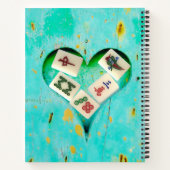 Mahjong vult mijn notitieboek Heart (Achterkant)