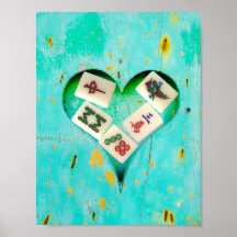 Mahjong vult mijn poster Heart