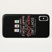 Mahjong was een soort Smart People Game Case-Mate iPhone Case (Achterkant (horizontaal))