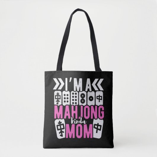 Mahjong wel moeder | Funny mahjong Tote Bag (Voorkant)