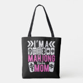 Mahjong wel moeder | Funny mahjong Tote Bag (Achterkant)