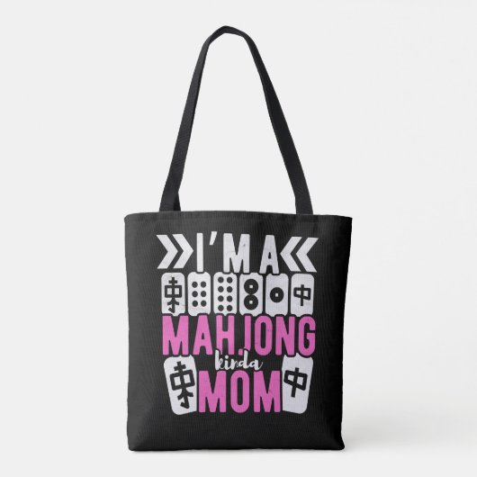 Mahjong wel moeder | Funny mahjong Tote Bag (Achterkant)
