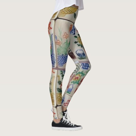 Mahjong White Leggings (Rechts)
