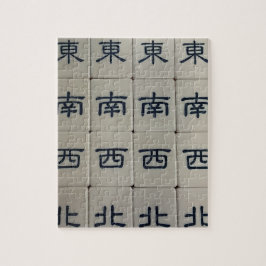 Mahjong winden puzzel
