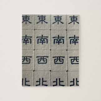 Mahjong winden puzzel