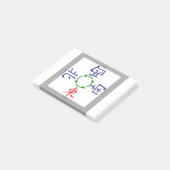 mahjong winds indicator post-it® notes (Schuin)