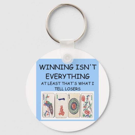MAHJONG winnaar Sleutelhanger (Voorkant)