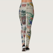 Mahjong Witte Leggings  (Achterkant)