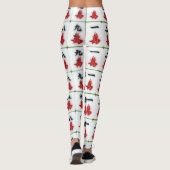 Mahjong Witte Leggings (Achterkant)