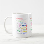 Mahjong Words Cup Koffiemok (Links)