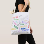 Mahjong Words Tote Bag (Dichtbij)
