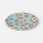 Mahjongg Dragons Plate Papieren Bordje (Gekanteld)