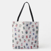 MahJongg game tegels design Tote Bag (Voorkant)