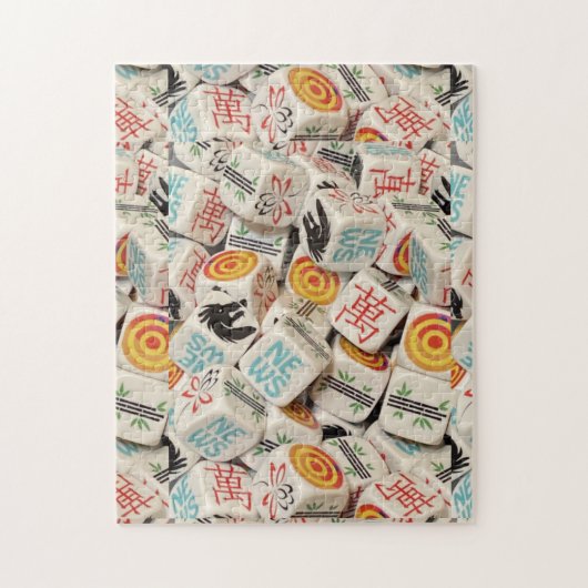 Mahjongg Melee Puzzle Legpuzzel (Verticaal)