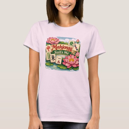 Mahjongg past mij t-shirt (Voorkant)