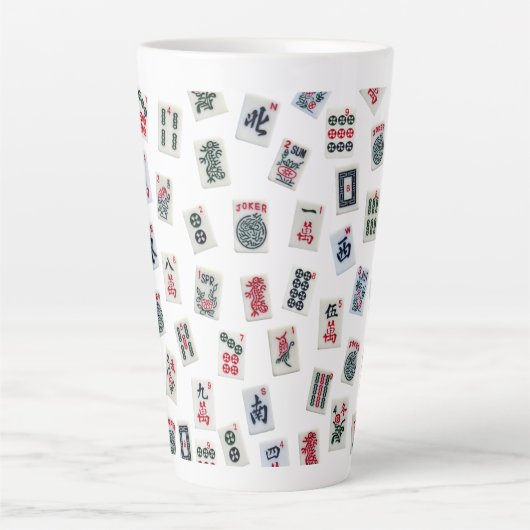 MahJongg-tegels Latte Mok (Voorkant)