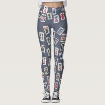 MahJongg-tegels ontwerpen donkerblauw