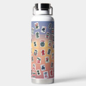 MahJongg-tegels Waterfles (Achterkant)