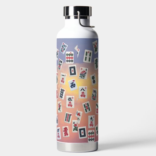 MahJongg-tegels Waterfles (Links)