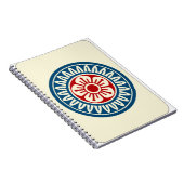 Mahjongsteen 1 cirkel notitieboek (Rechterzijde)