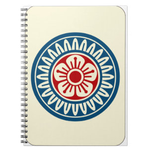 Mahjongsteen 1 cirkel notitieboek
