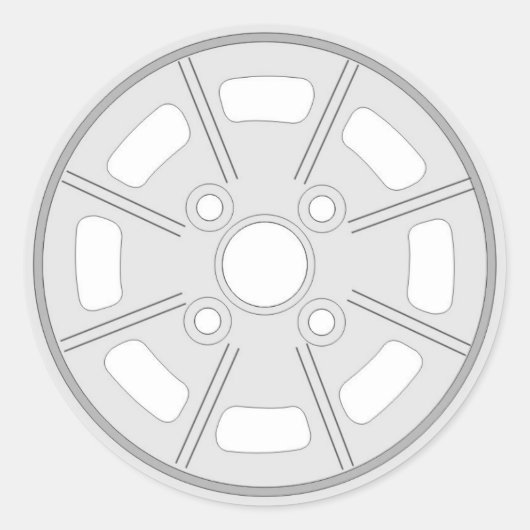 Mahle 4 bout sticker (Voorkant)