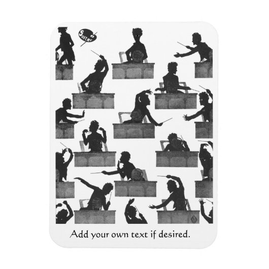 Mahler als dirigent - Klassieke Muziek Magneet (Verticaal)