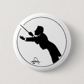 Mahler Conducting Ronde Button 5,7 Cm (Voorkant)