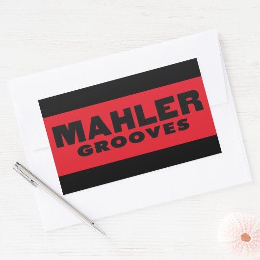 Mahler Grooves Sticker (Envelop)
